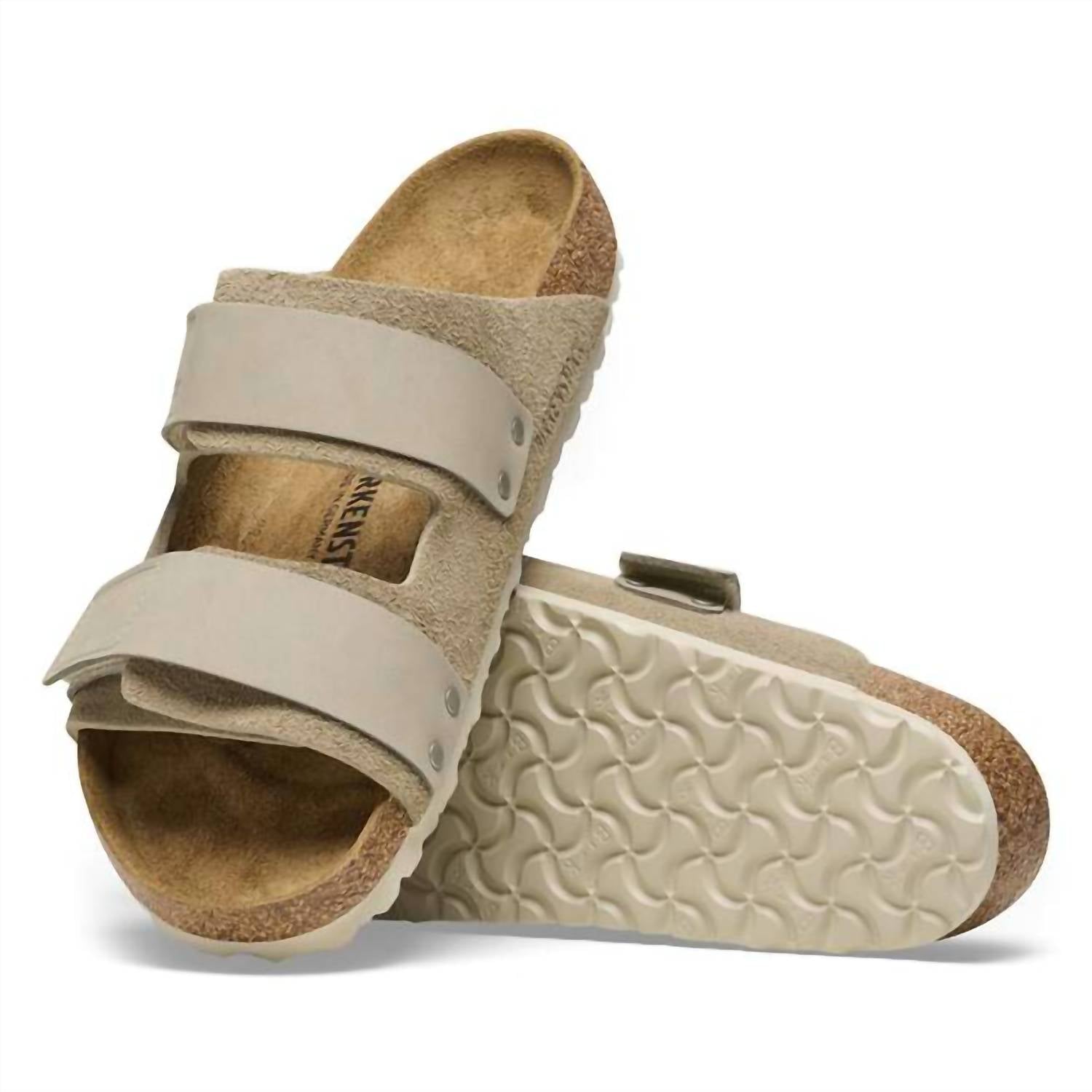 Sandalias unisex color taupe