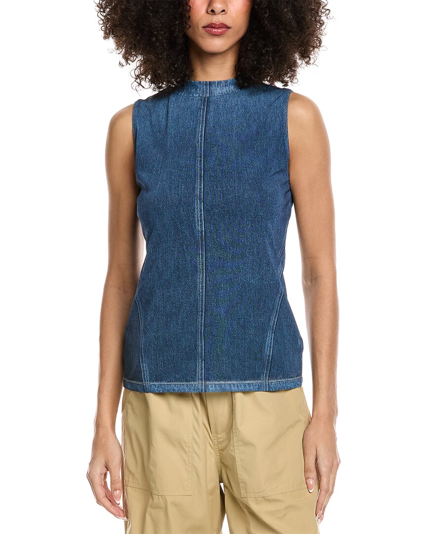 Camiseta sin mangas con cuello alto
