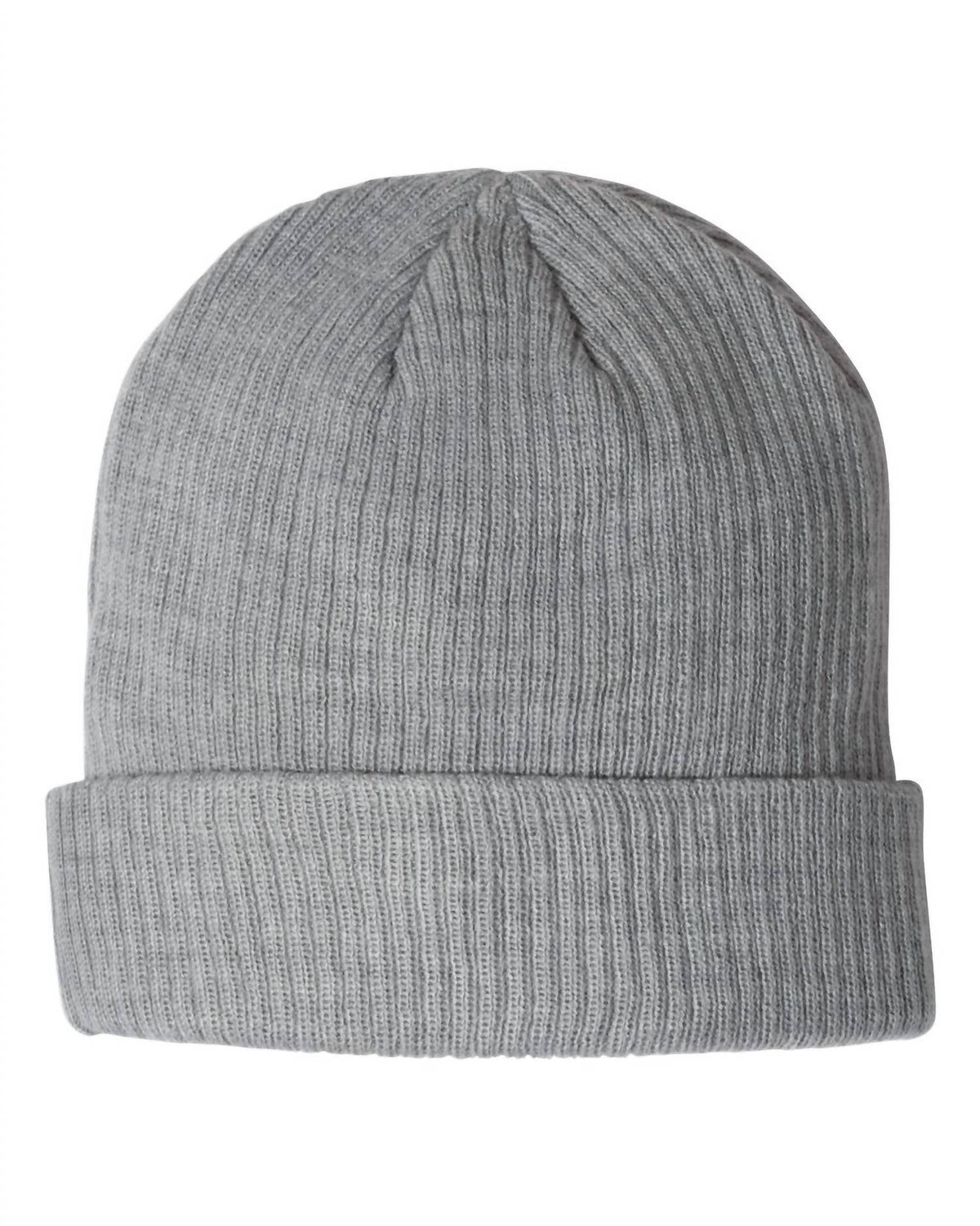 Gorro tejido color gris