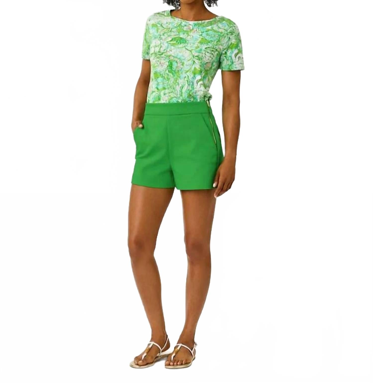 Short color verde