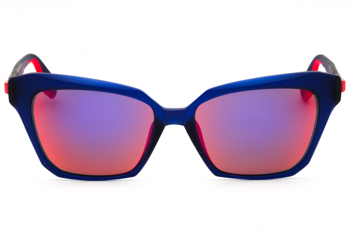 Gafas color azul claro y vinotinto
