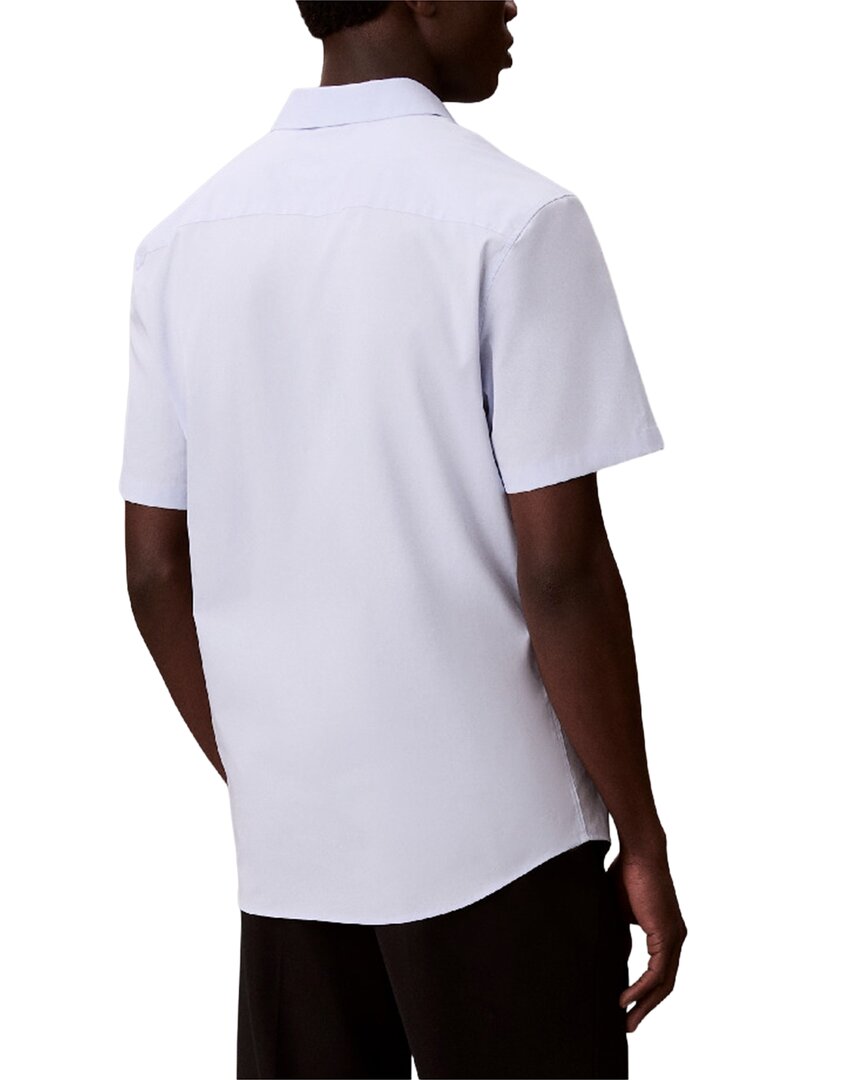 Calvin Klein Camisa Slim Lisa Elástica