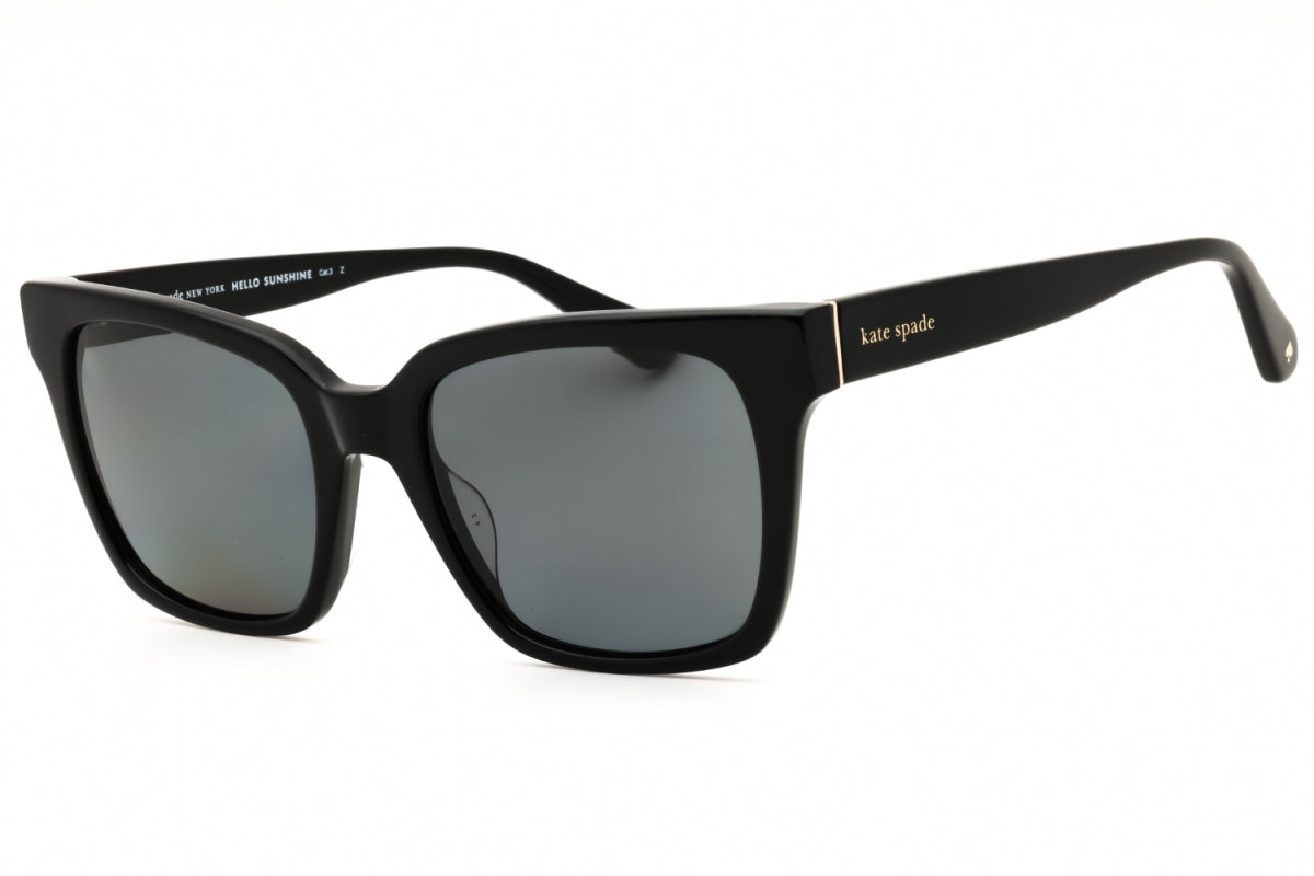 Gafas con lentes polarizados color negro y gris y dorado