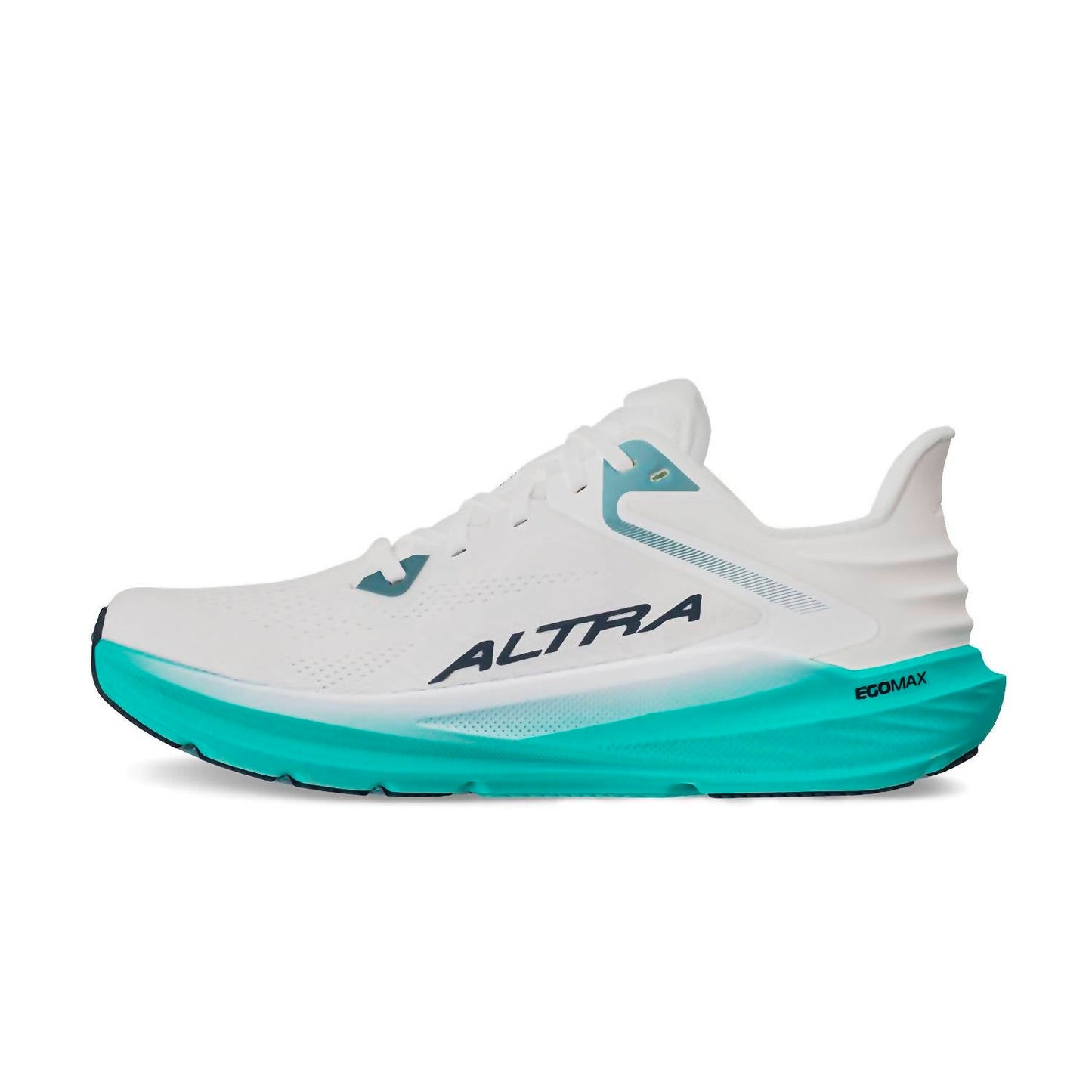 Tenis para correr de mujer color blanco y verde