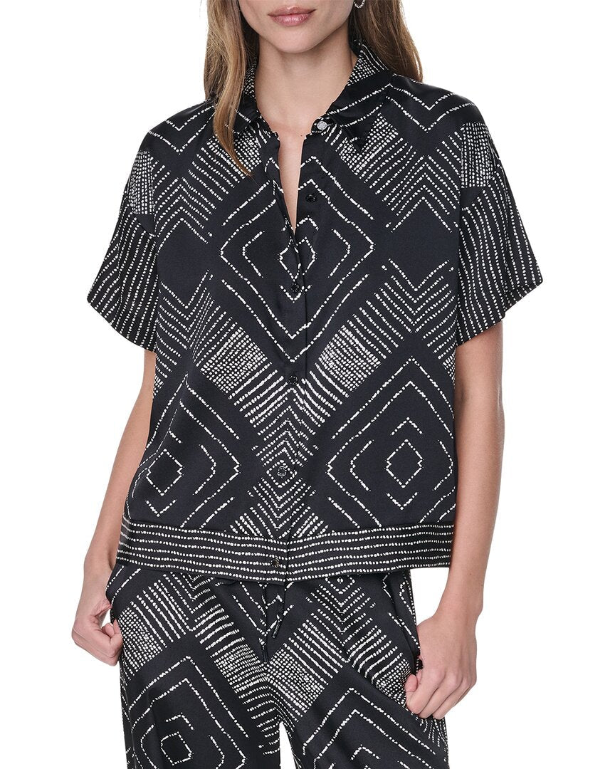 Top con estampado