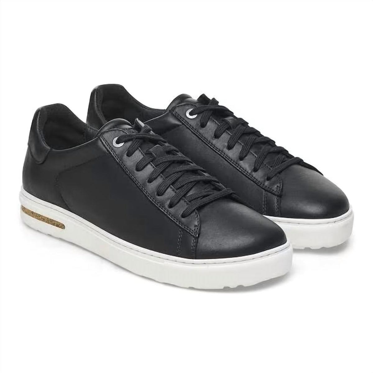 Tenis de mujer de cuero color negro