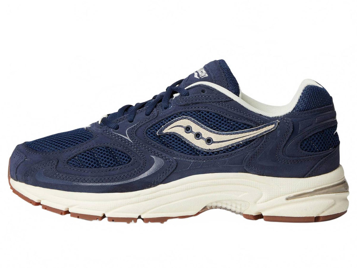Tenis de hombre color azul marino y blanco