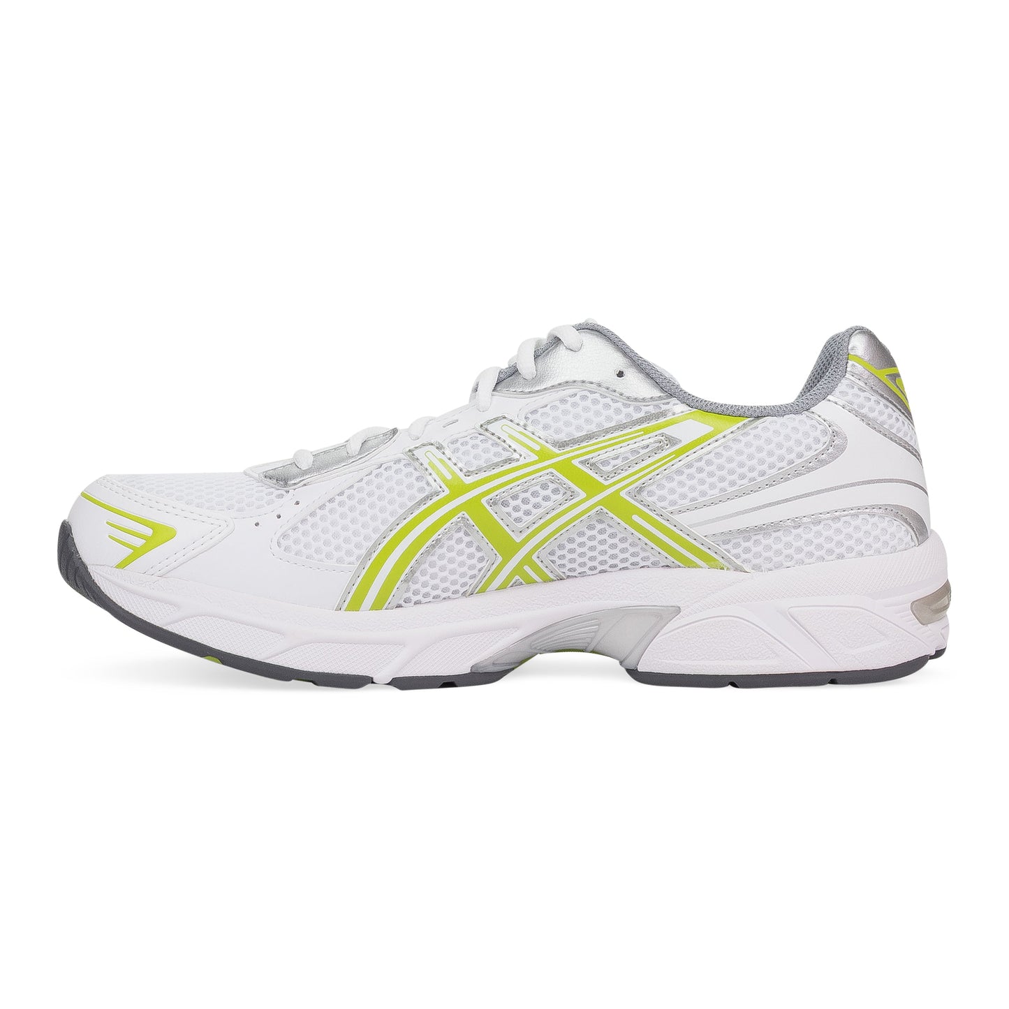 Tenis color blanco y verde