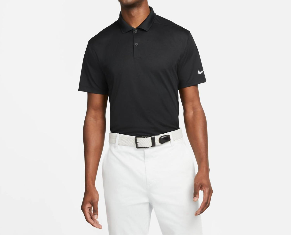 Polo de hombre color negro y blanco