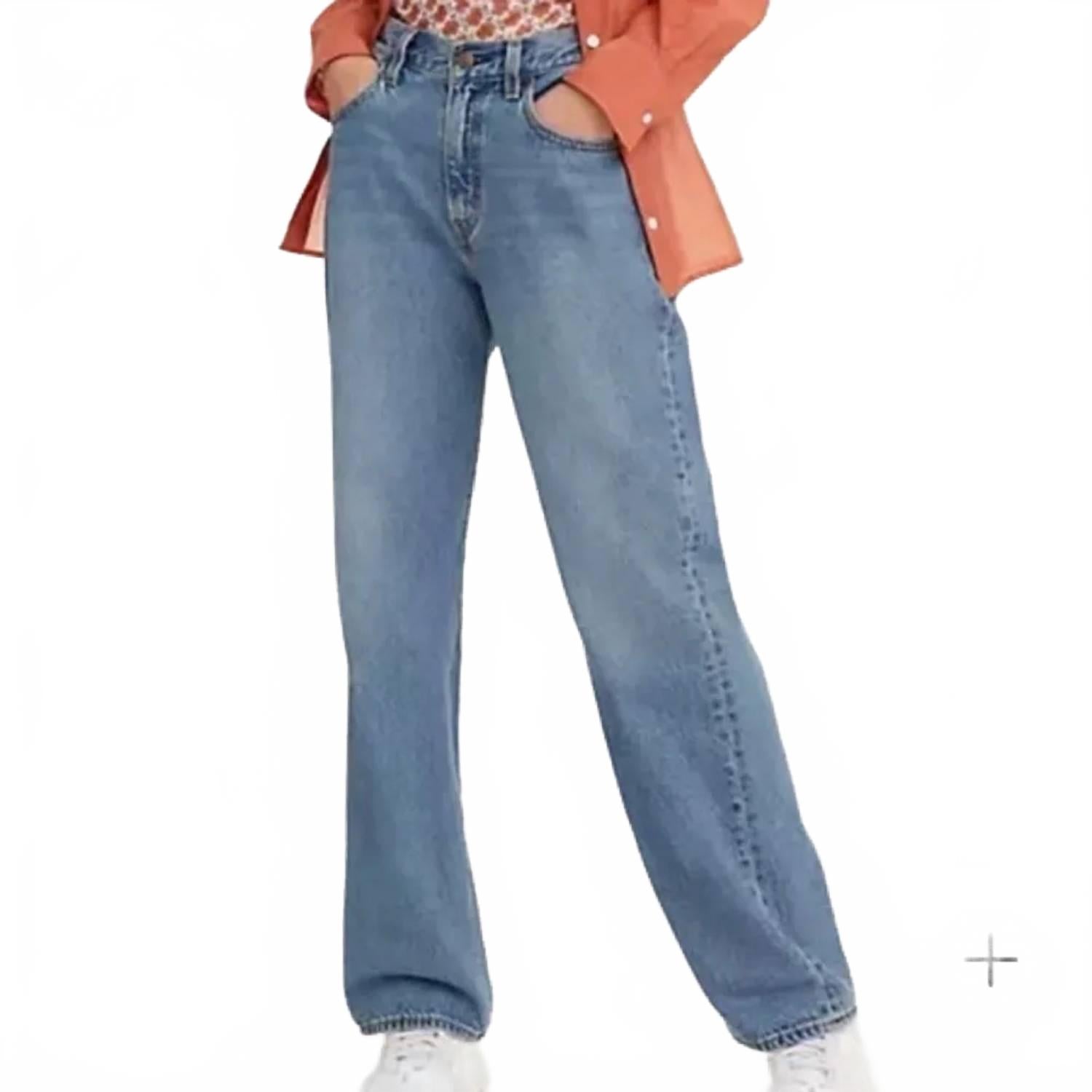 Jean color azul