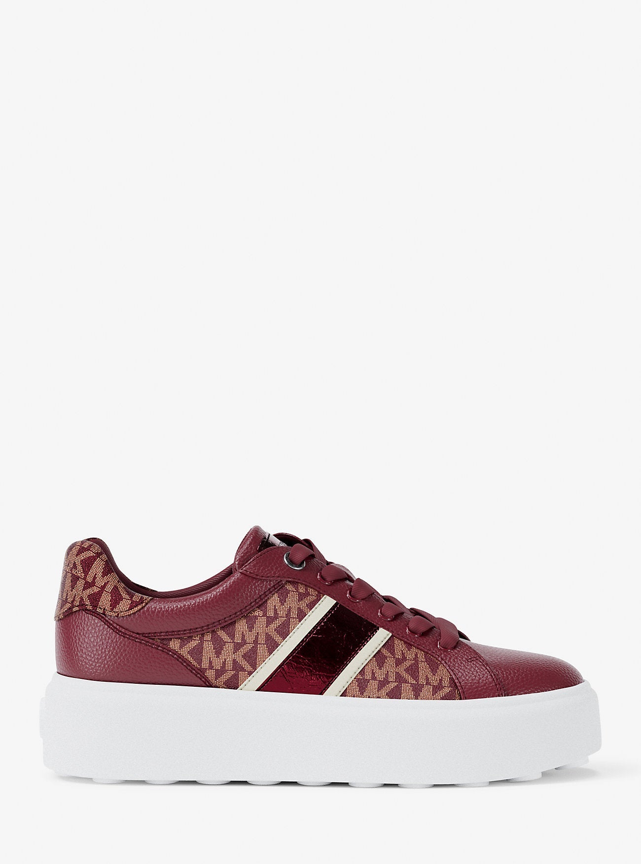 Tenis a rayas con plataforma