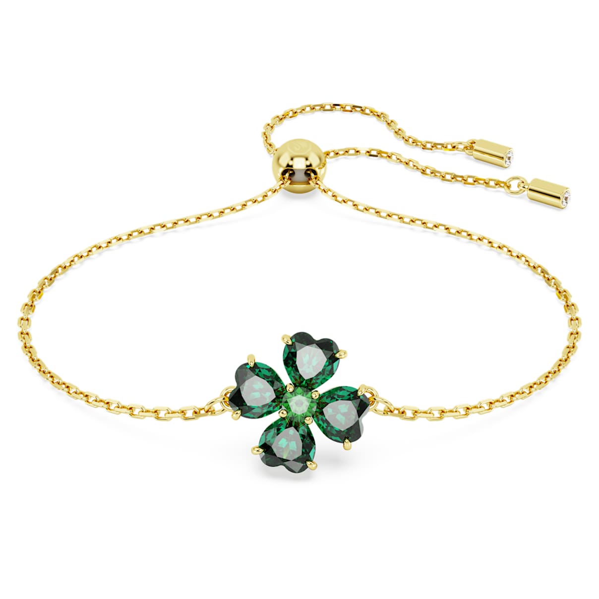 Pulsera color verde y dorado