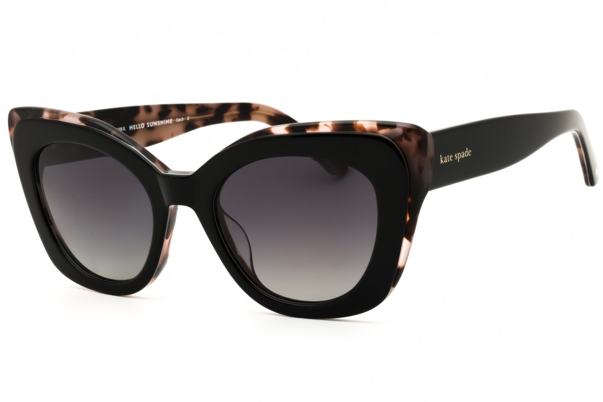 Gafas con lentes polarizados color negro y gris y rosado