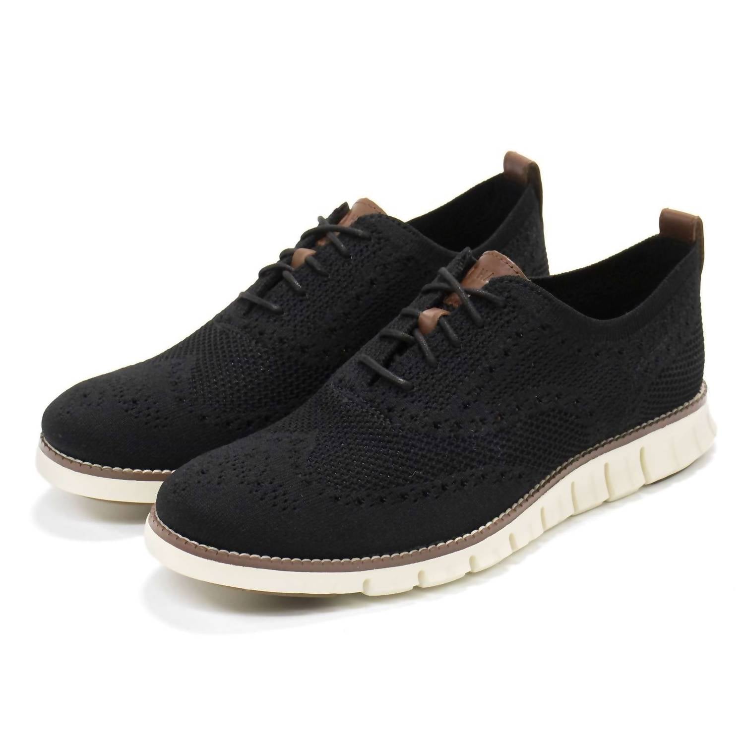 Zapatos de cordones de hombre color negro