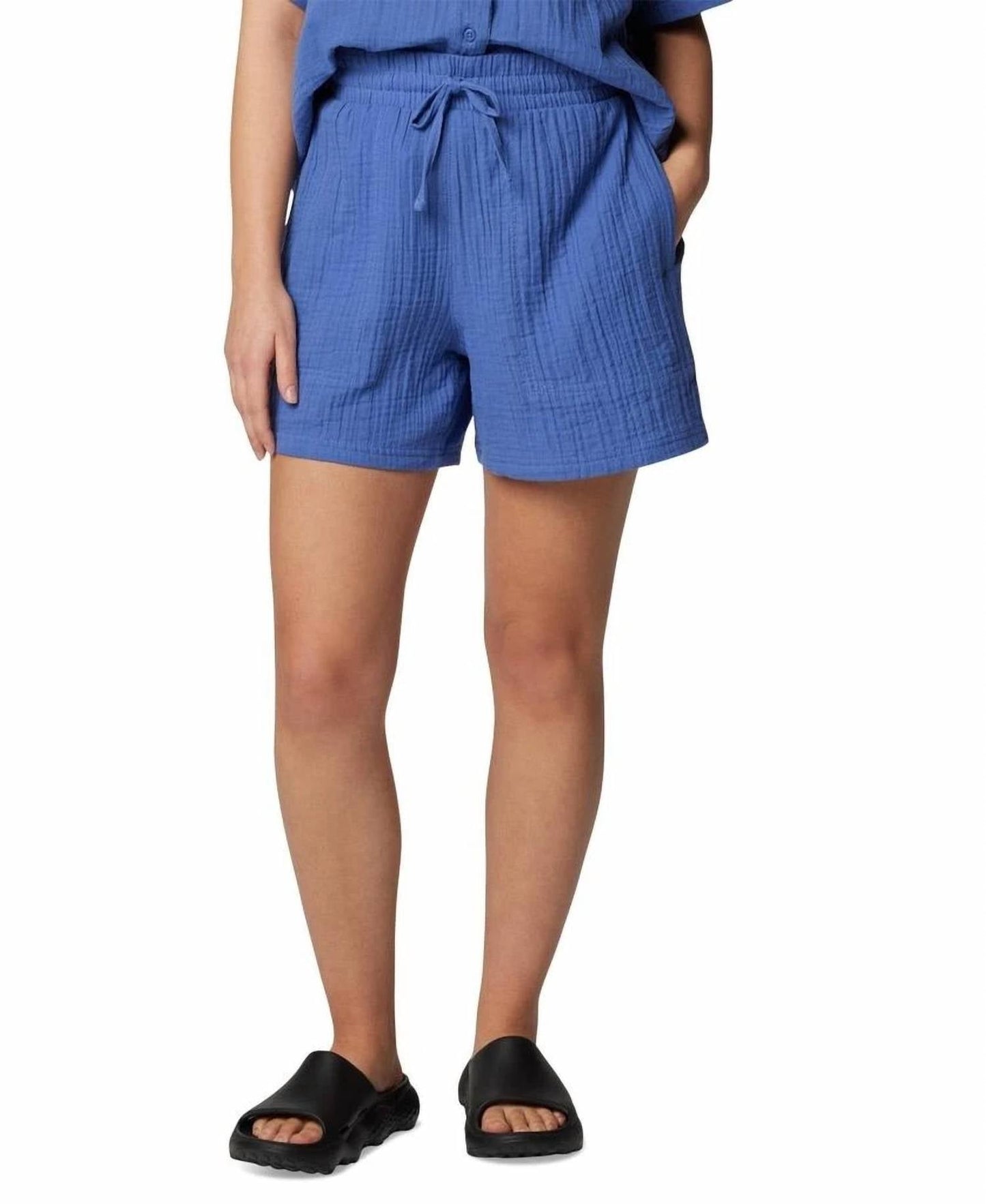 Short color azul