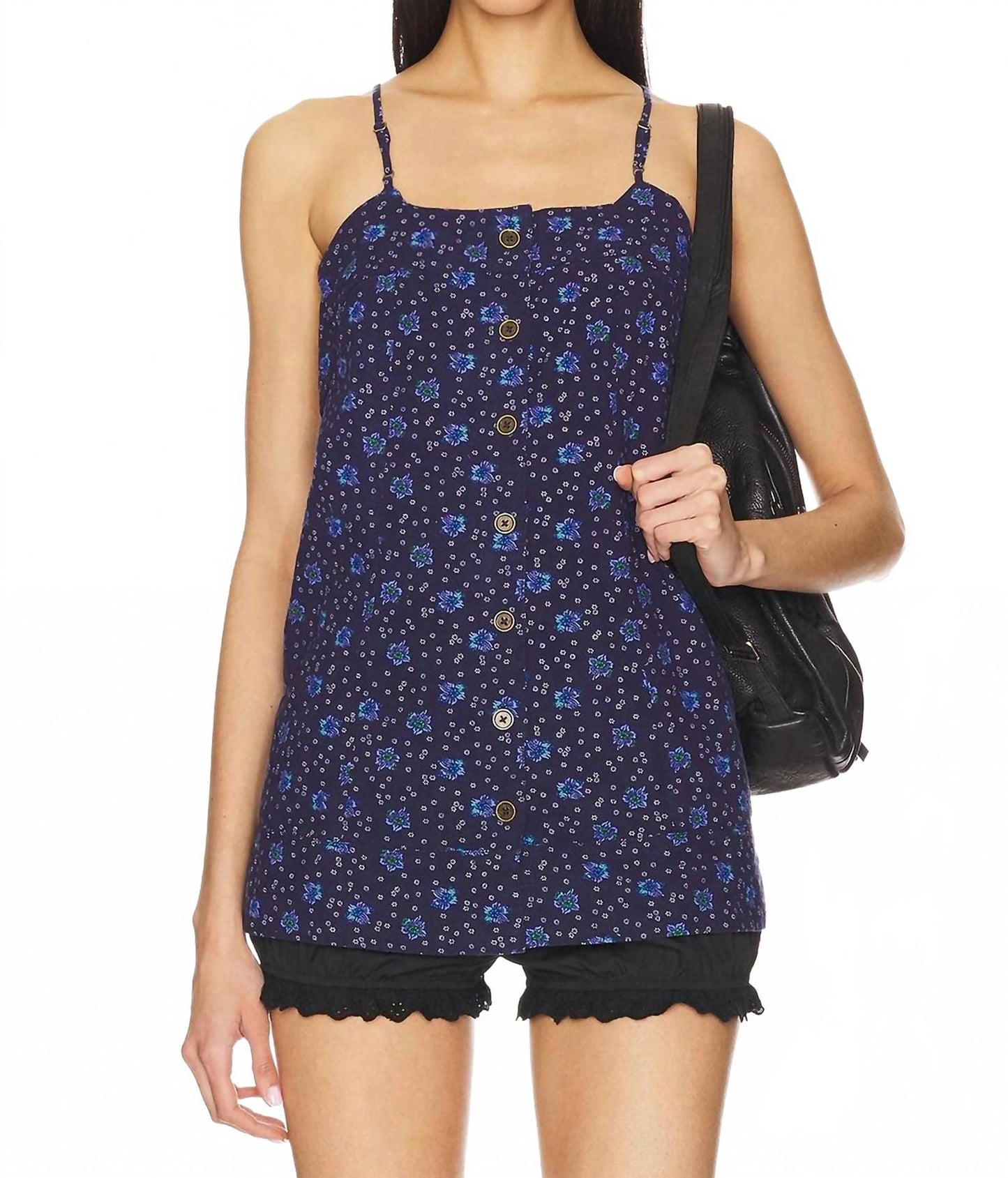 Top color azul marino