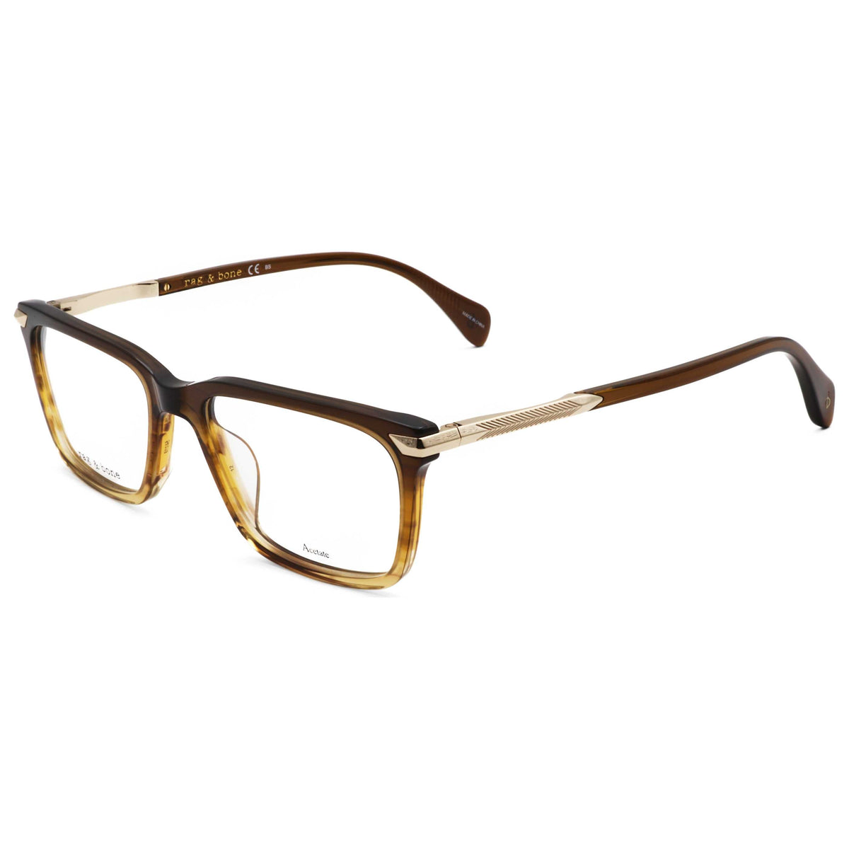 Montura para gafas de hombre 54 mm color café