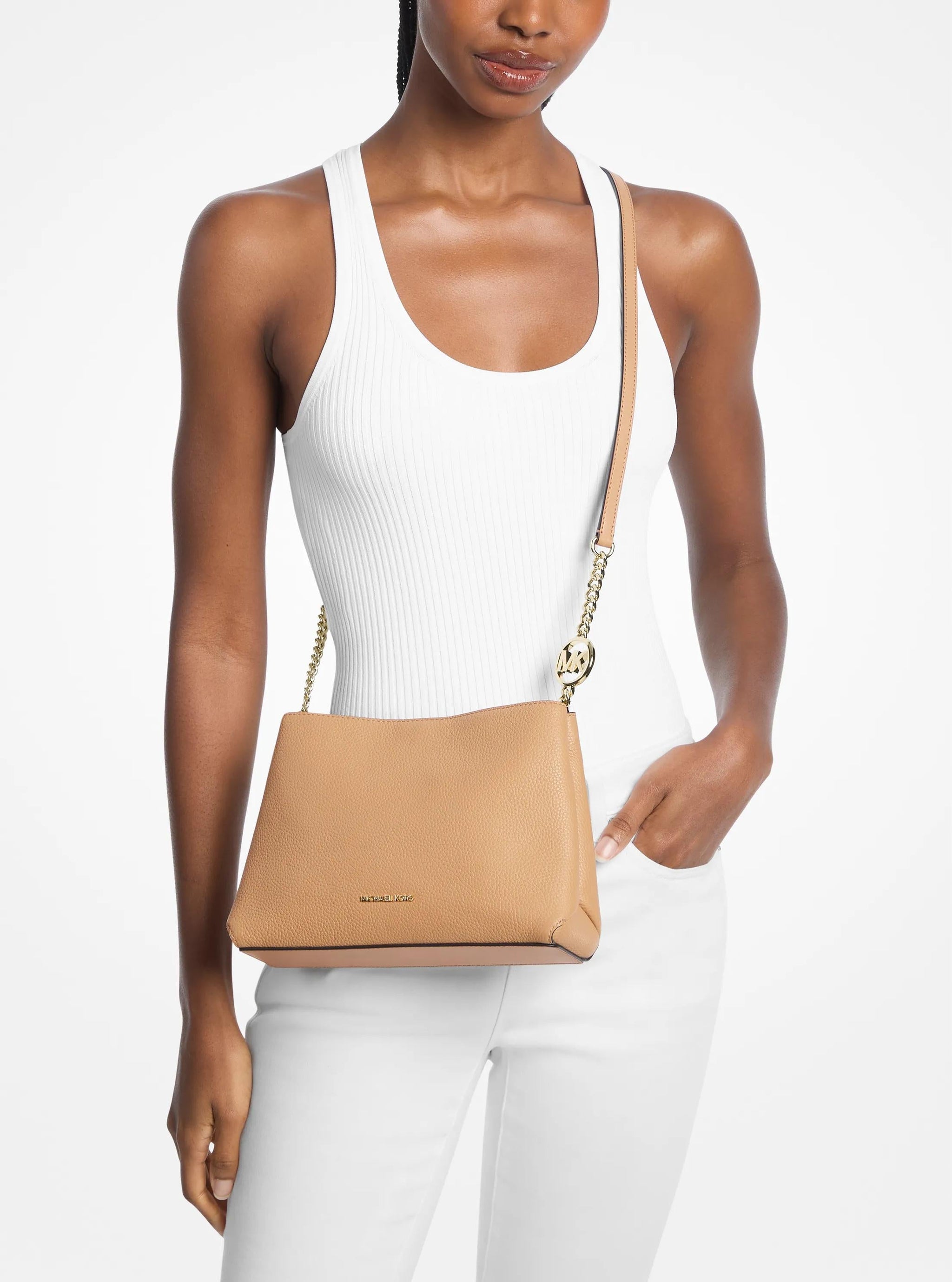 Bolso cruzado de cuero
