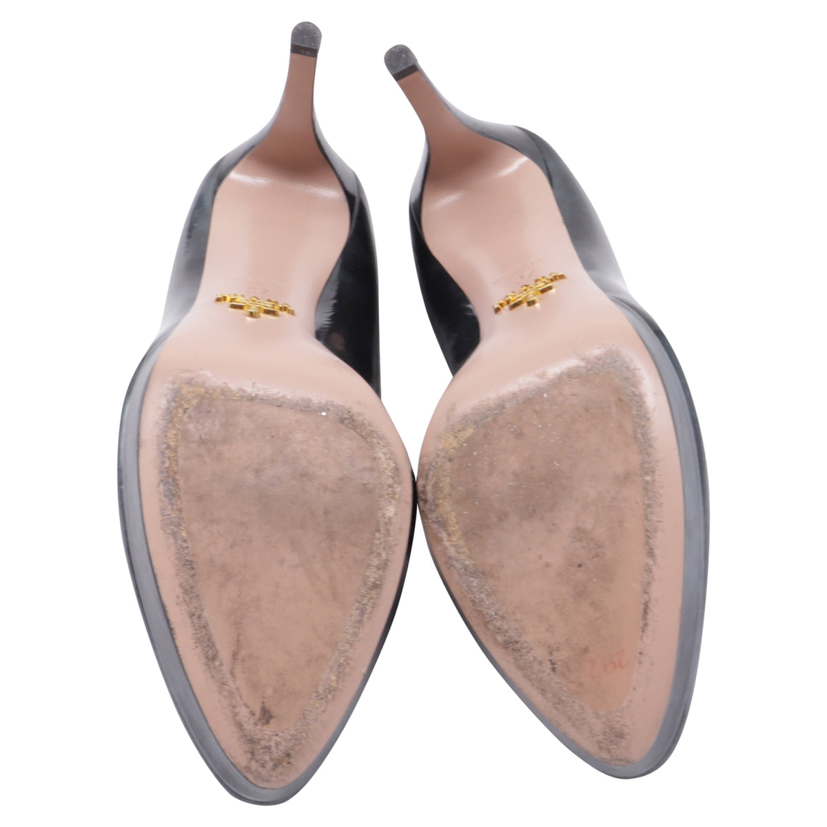 Tacones de cuero con plataforma color negro