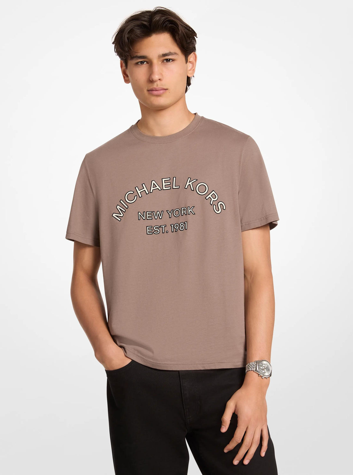 Camiseta de algodón con estampado