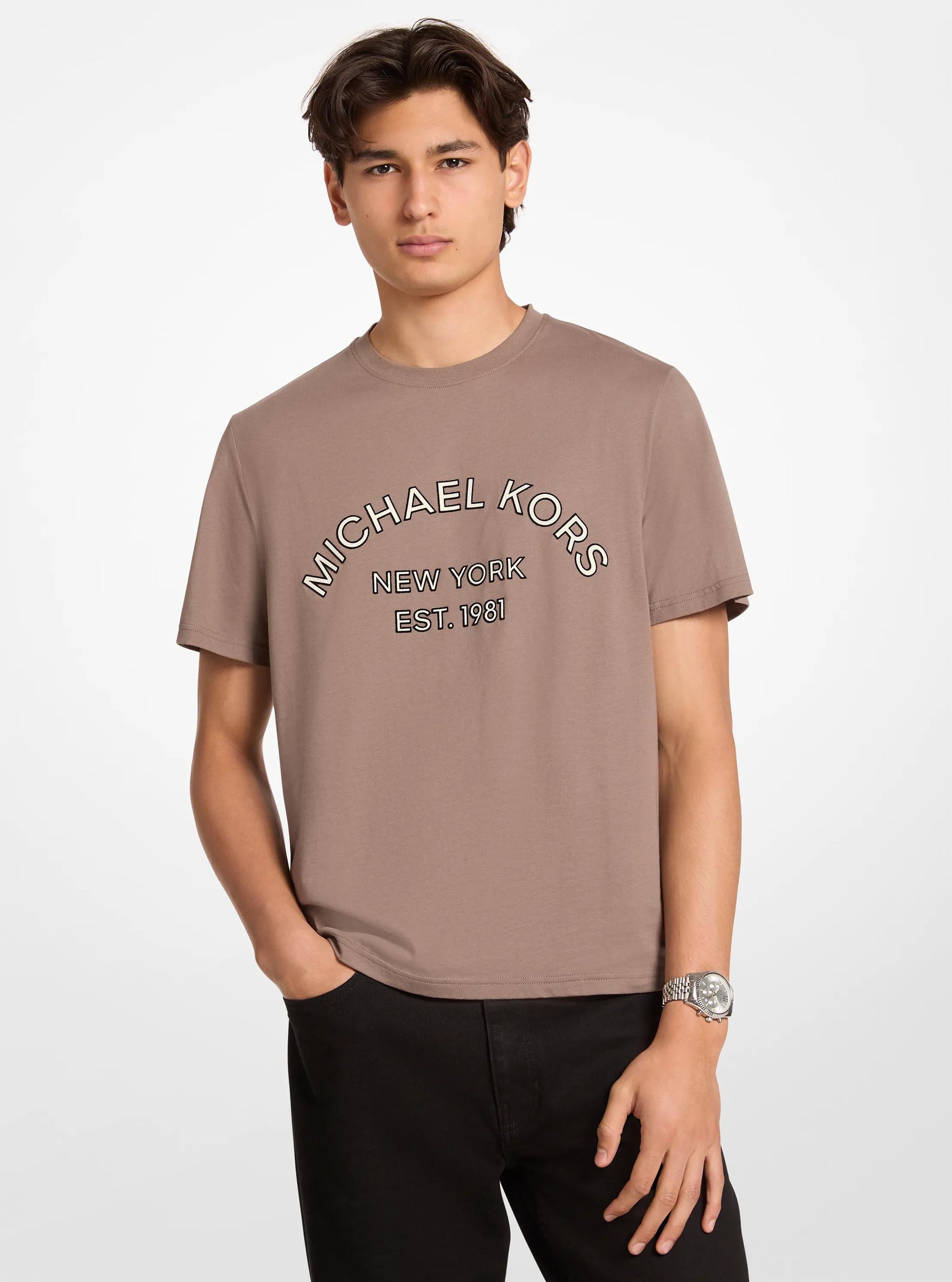 Camiseta de algodón con estampado