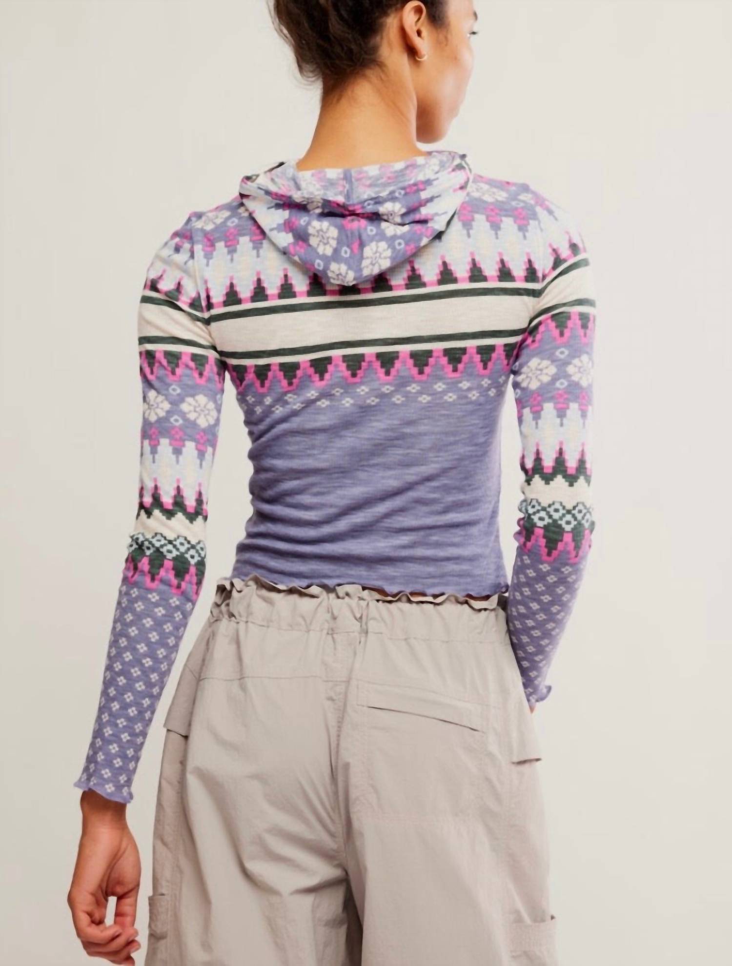 Top con estampado