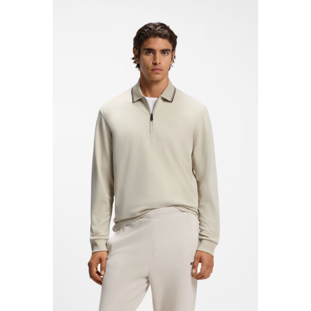 Polo de algodón a rayas