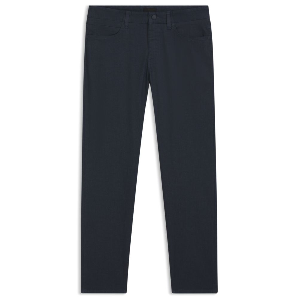 Pantalón de mezcla de algodón de corte ajustado