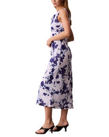 Calvin Klein Maxi Vestido Estampado de Chifón Cuello Caído