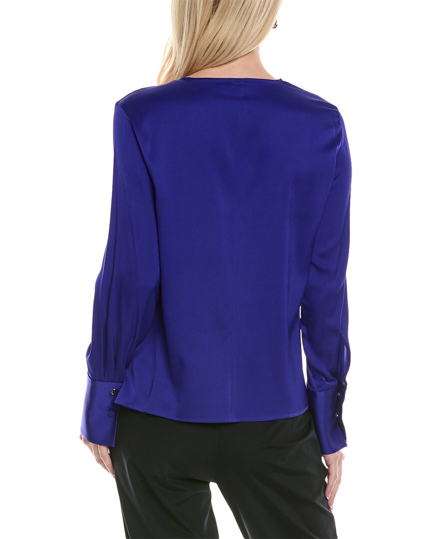 Blusa de mezcla de seda