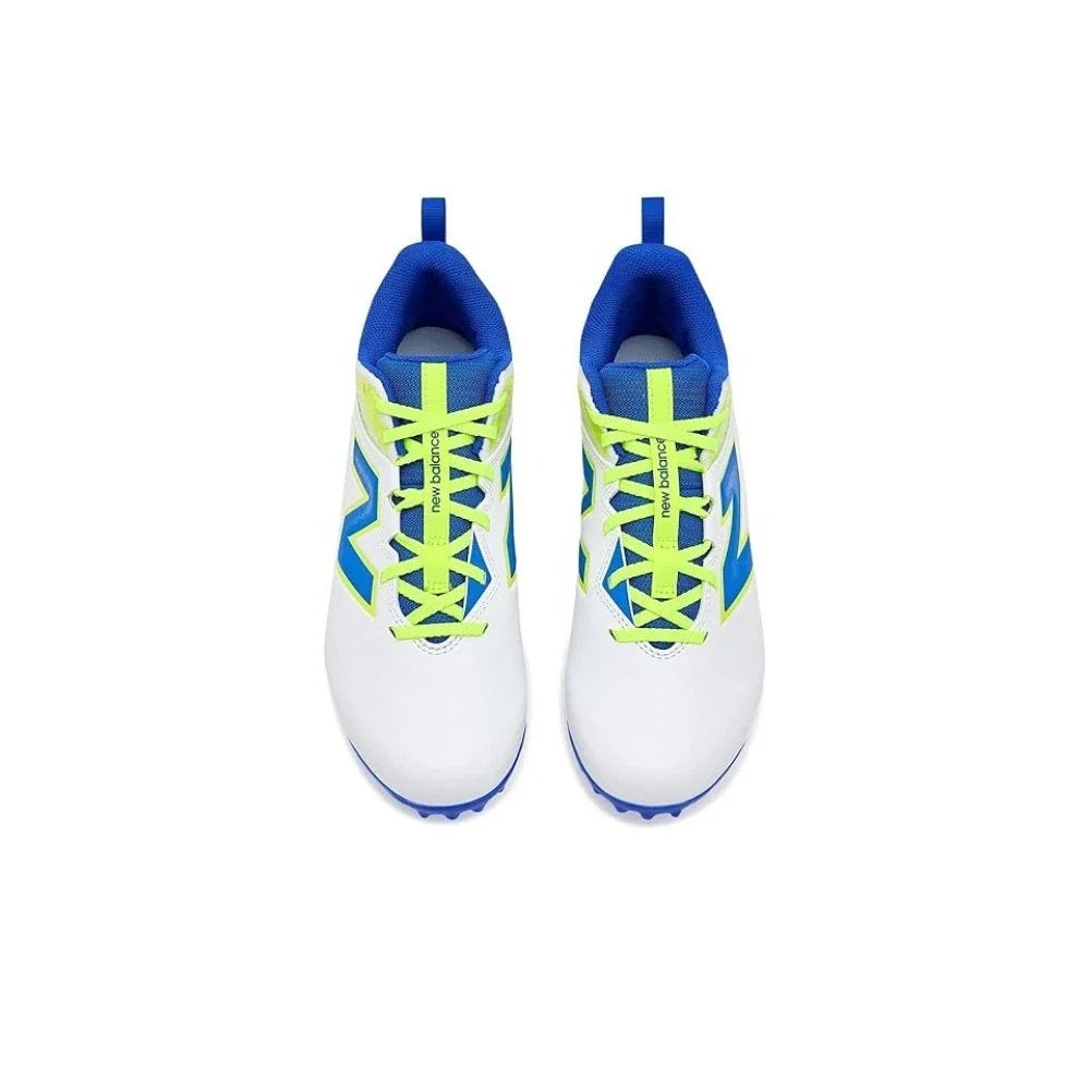 Guayos de hombre color blanco y azul