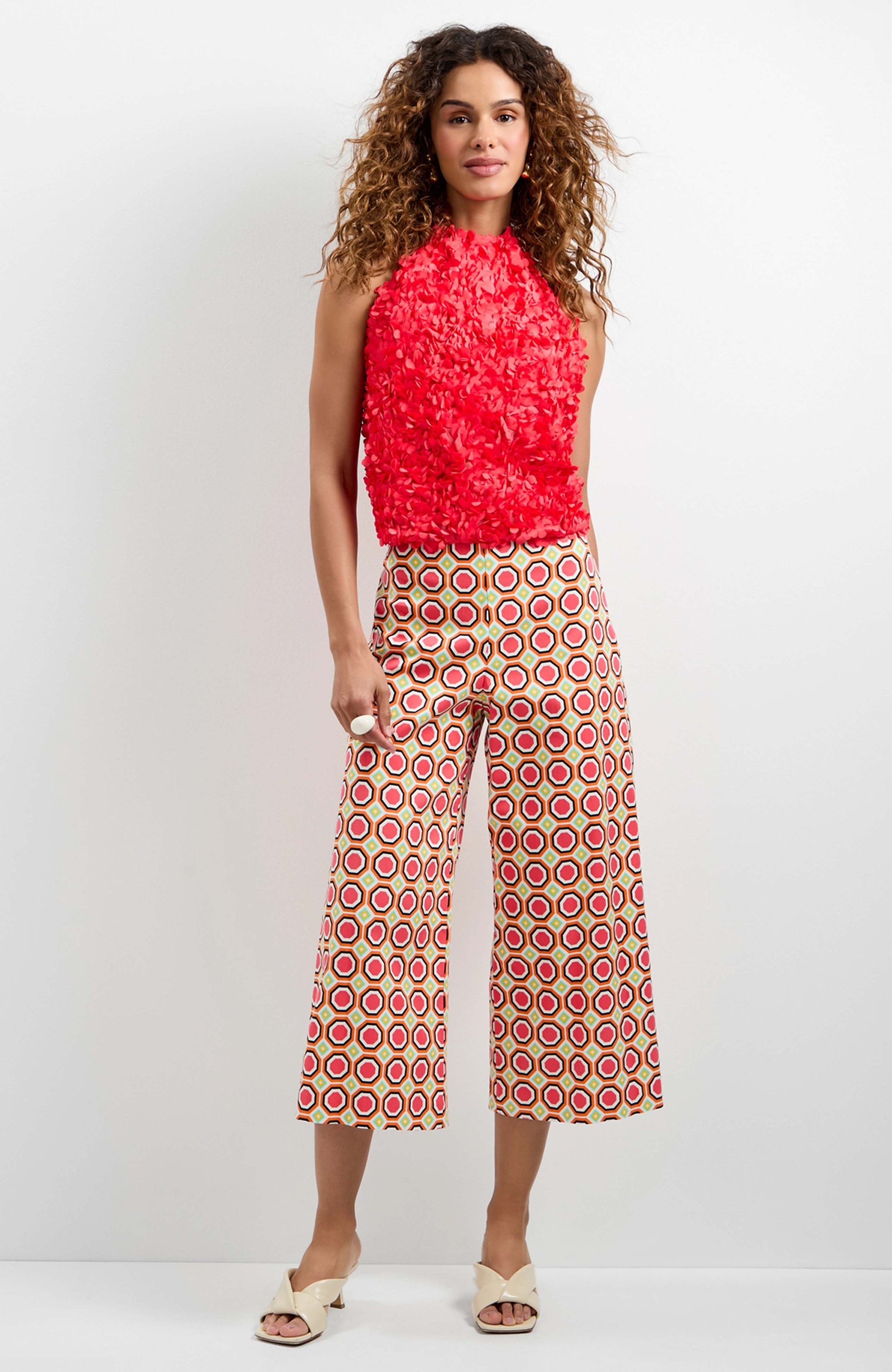 Top con estampado floral