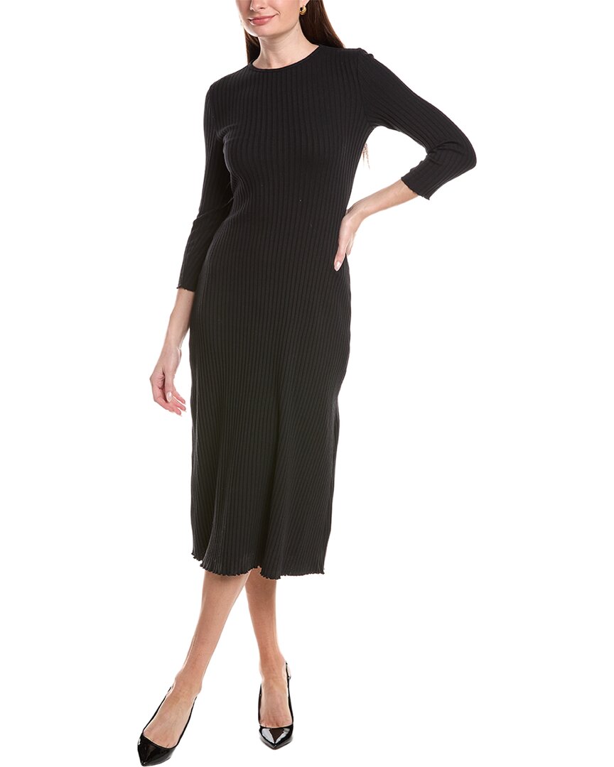 Vestido con cuello redondo