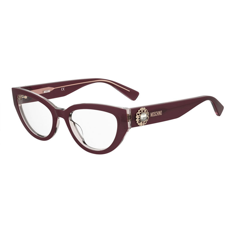 Gafas 52 mm color vinotinto