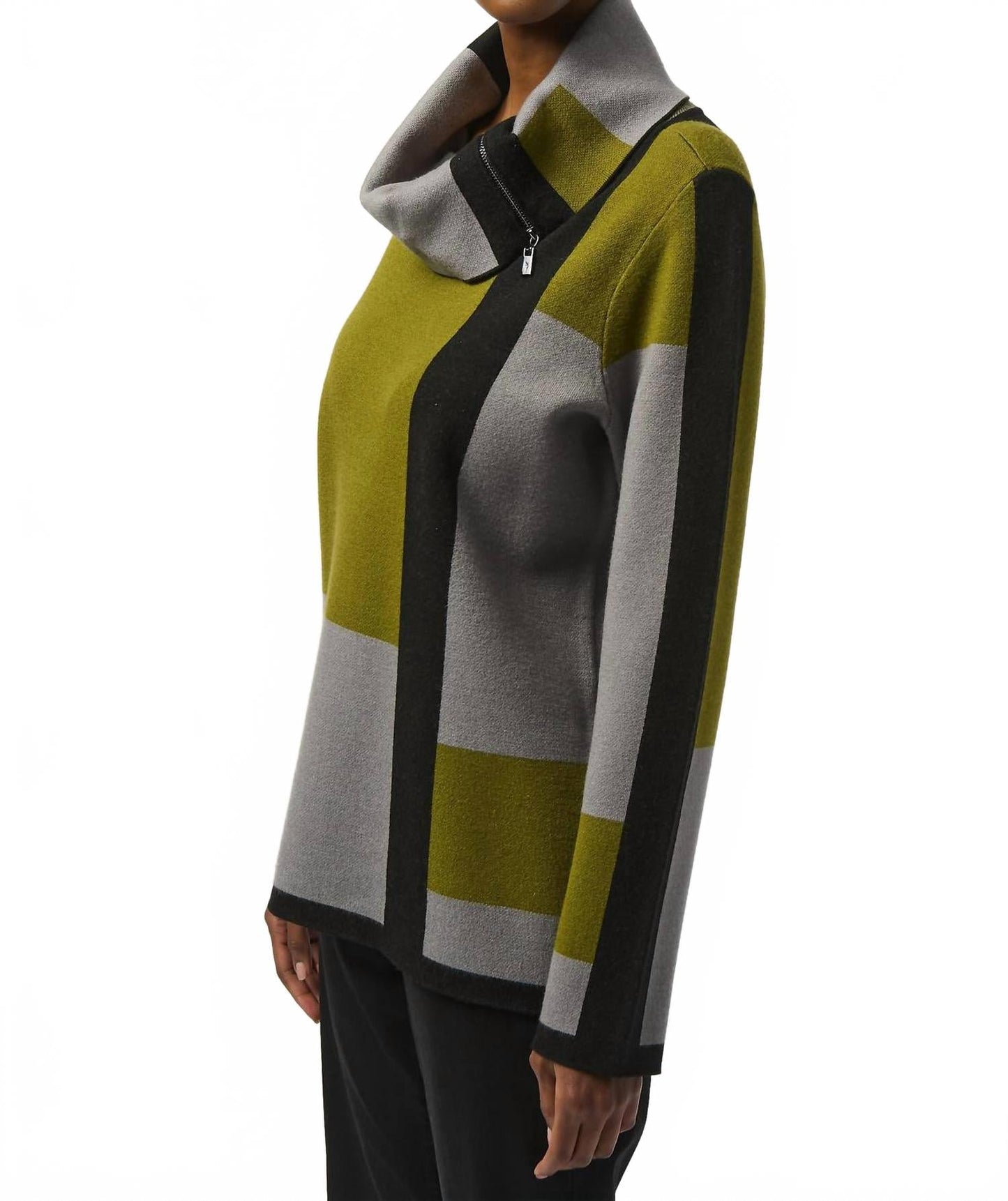 Top color negro y gris
