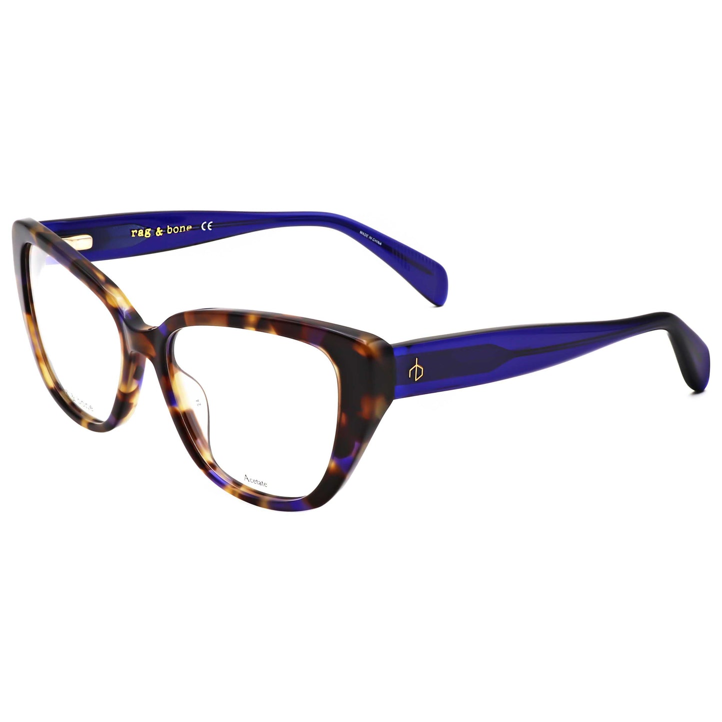 Montura para gafas de mujer 54 mm color azul