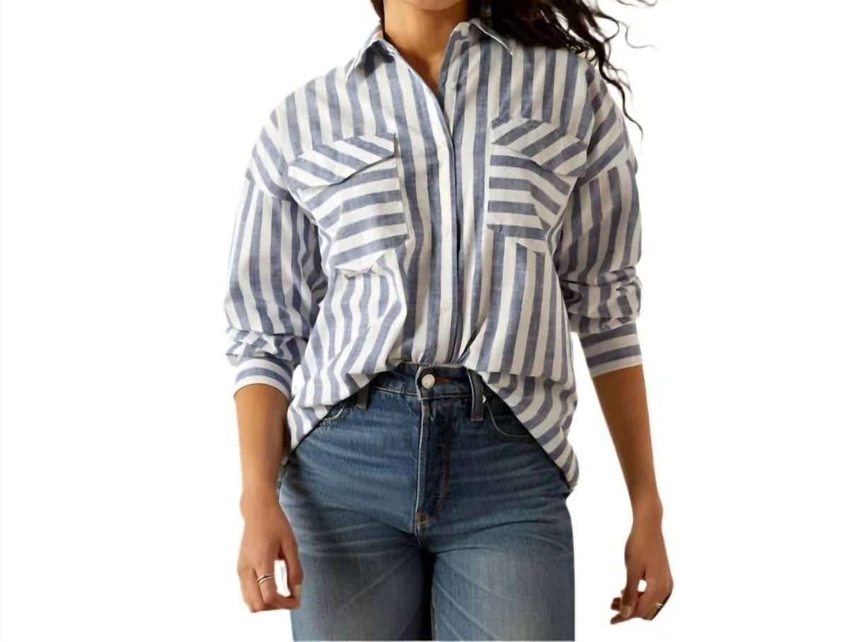Camisa de mujer a rayas