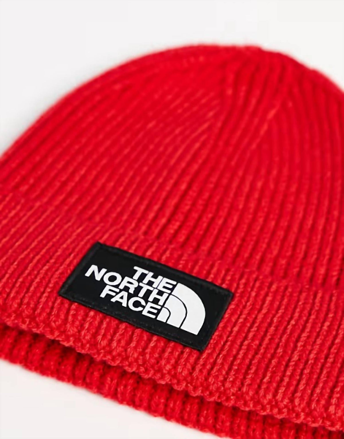 Gorro tejido de hombre color rojo