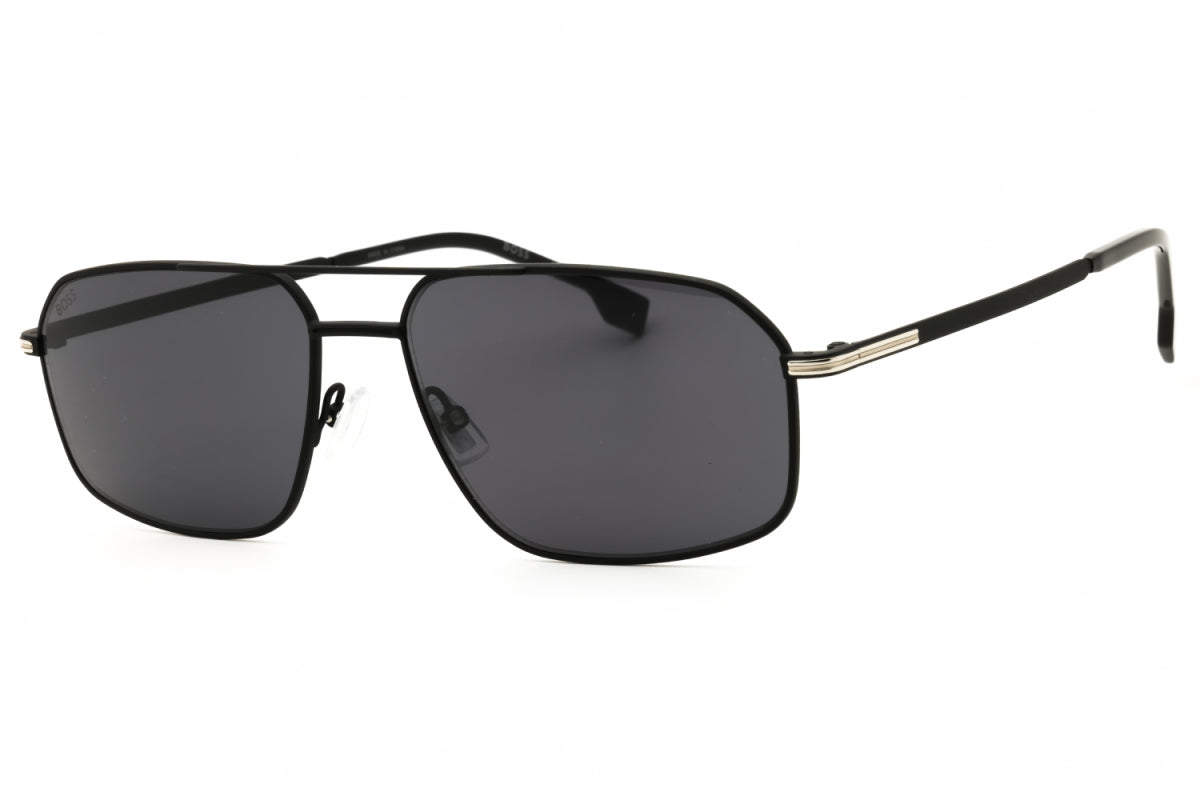 Gafas color negro y gris y plateado