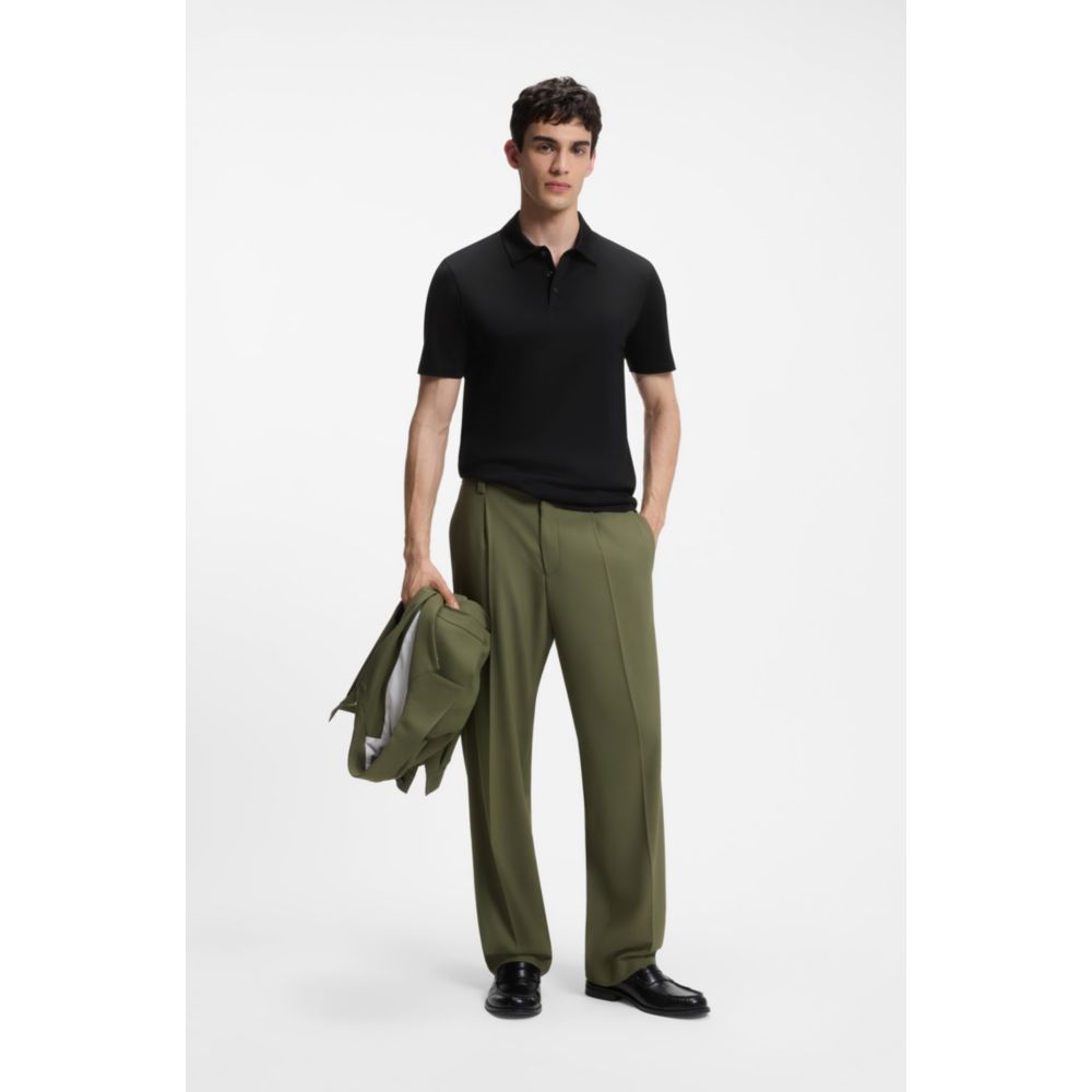 Polo de algodón de corte ajustado