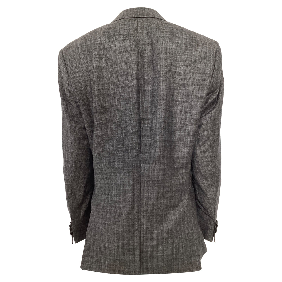 Blazer de lana a cuadros color gris