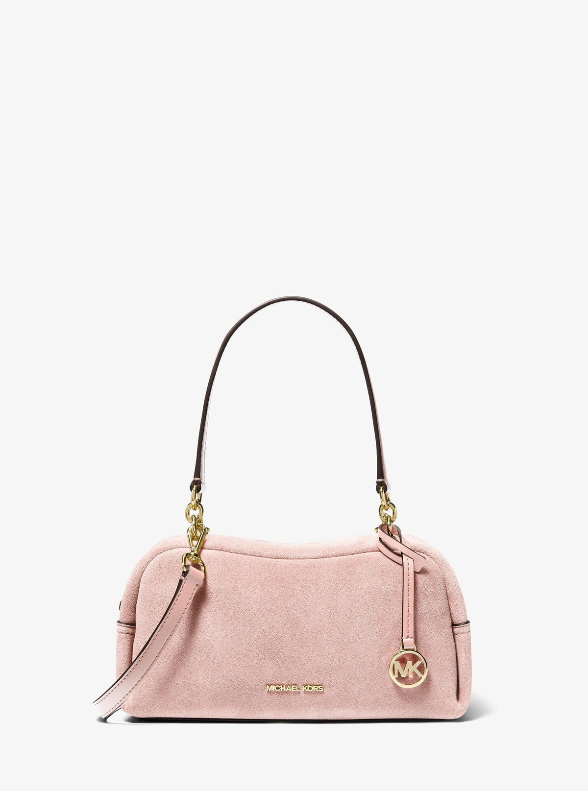Bolso de hombro de gamuza