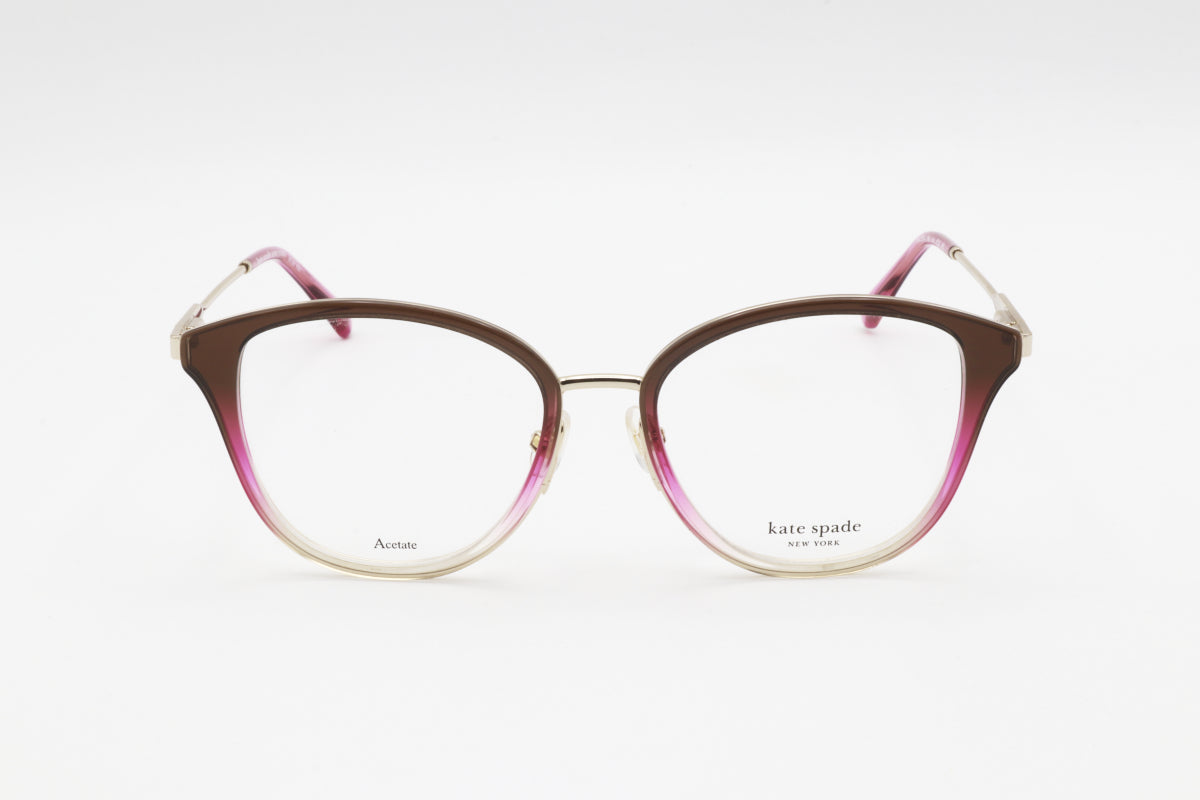Gafas 52 mm color café y rosado