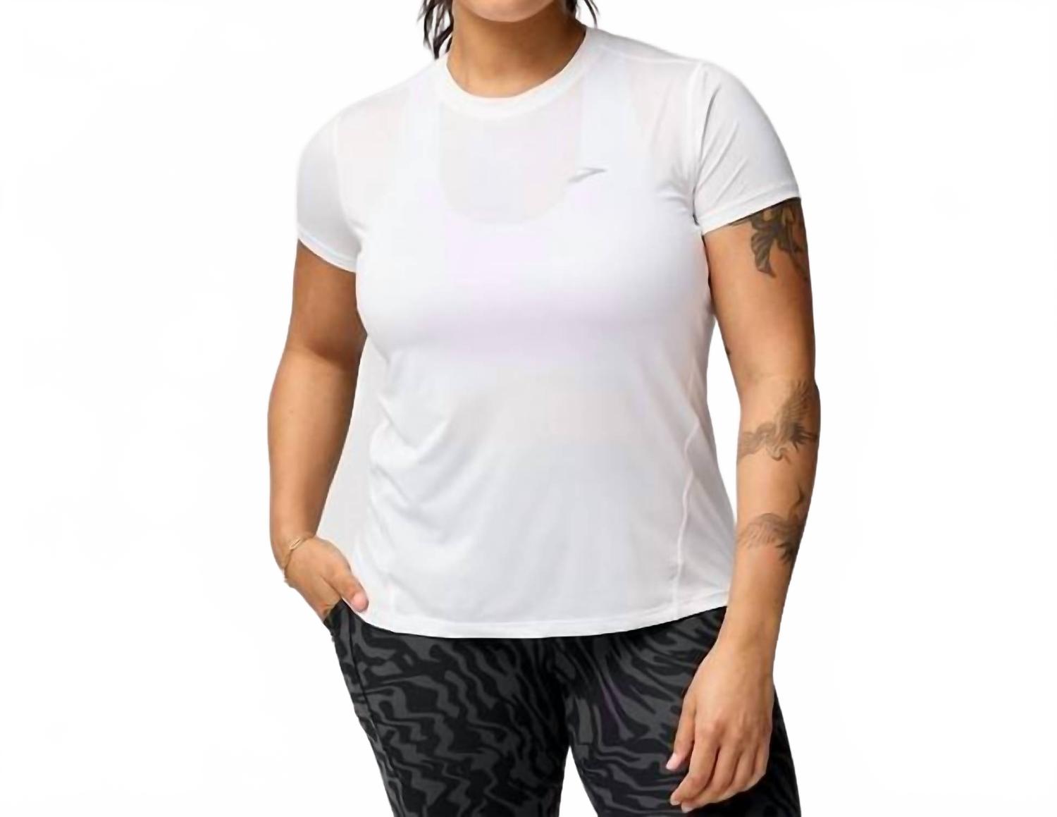 Short de mujer de manga corta color blanco