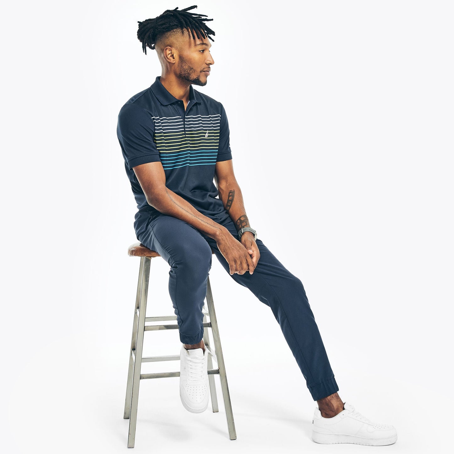 Polo de hombre a rayas