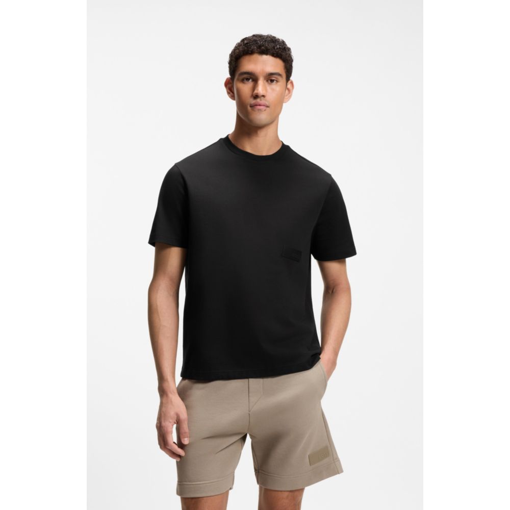 Camiseta de algodón de corte amplio
