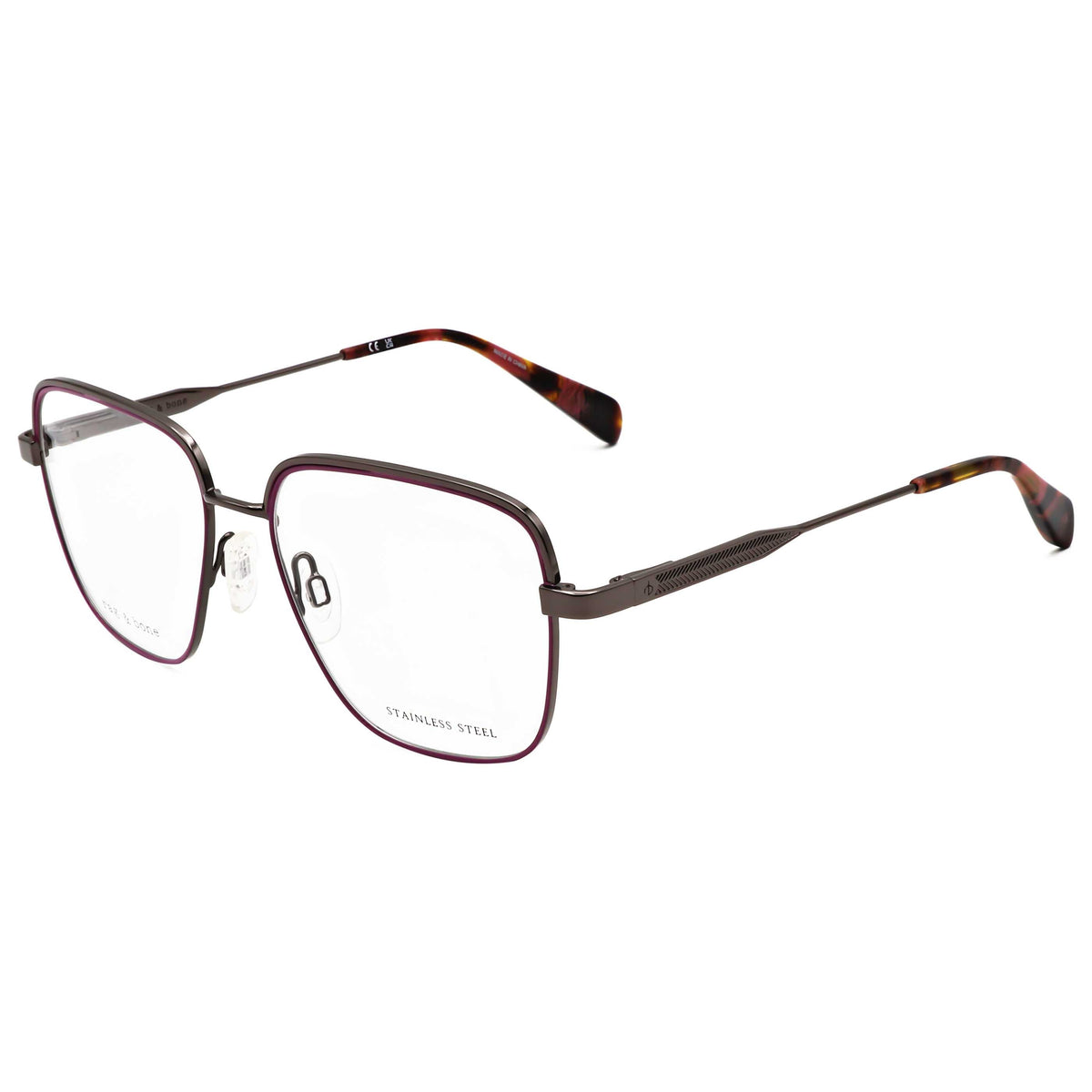 Montura para gafas de mujer 54 mm color rosado