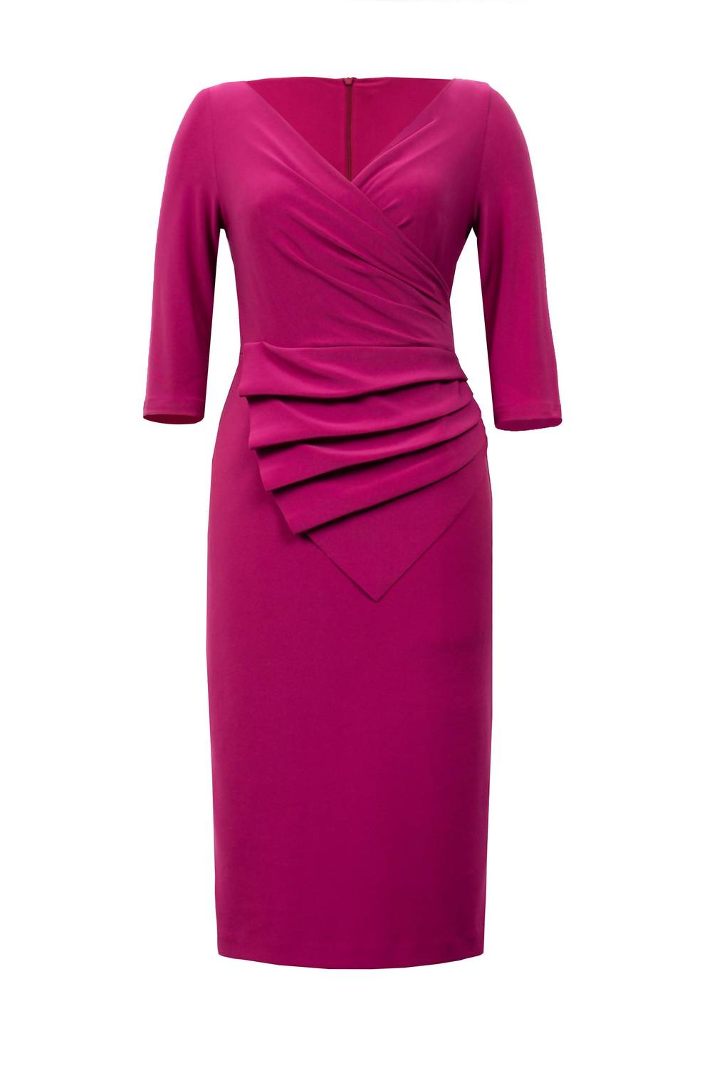 Vestido con pliegues
