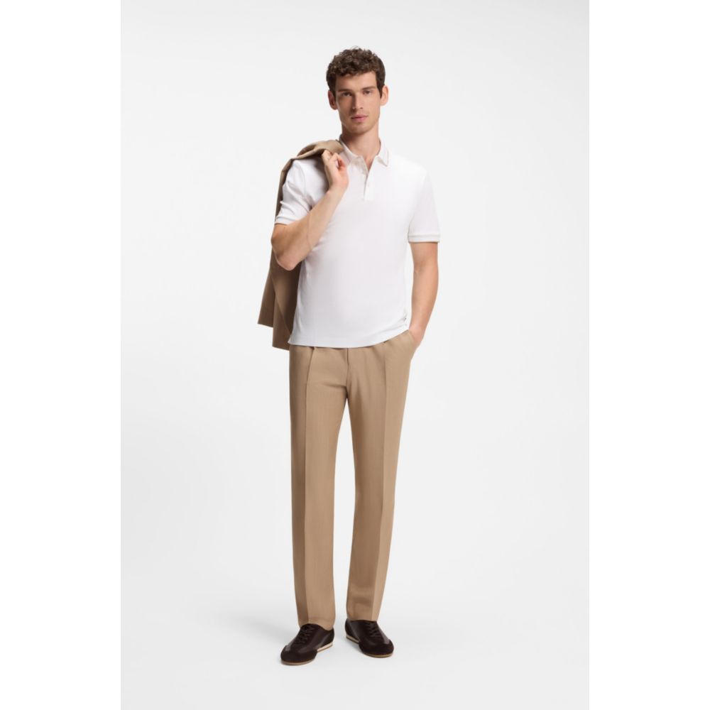 Polo de algodón de corte ajustado