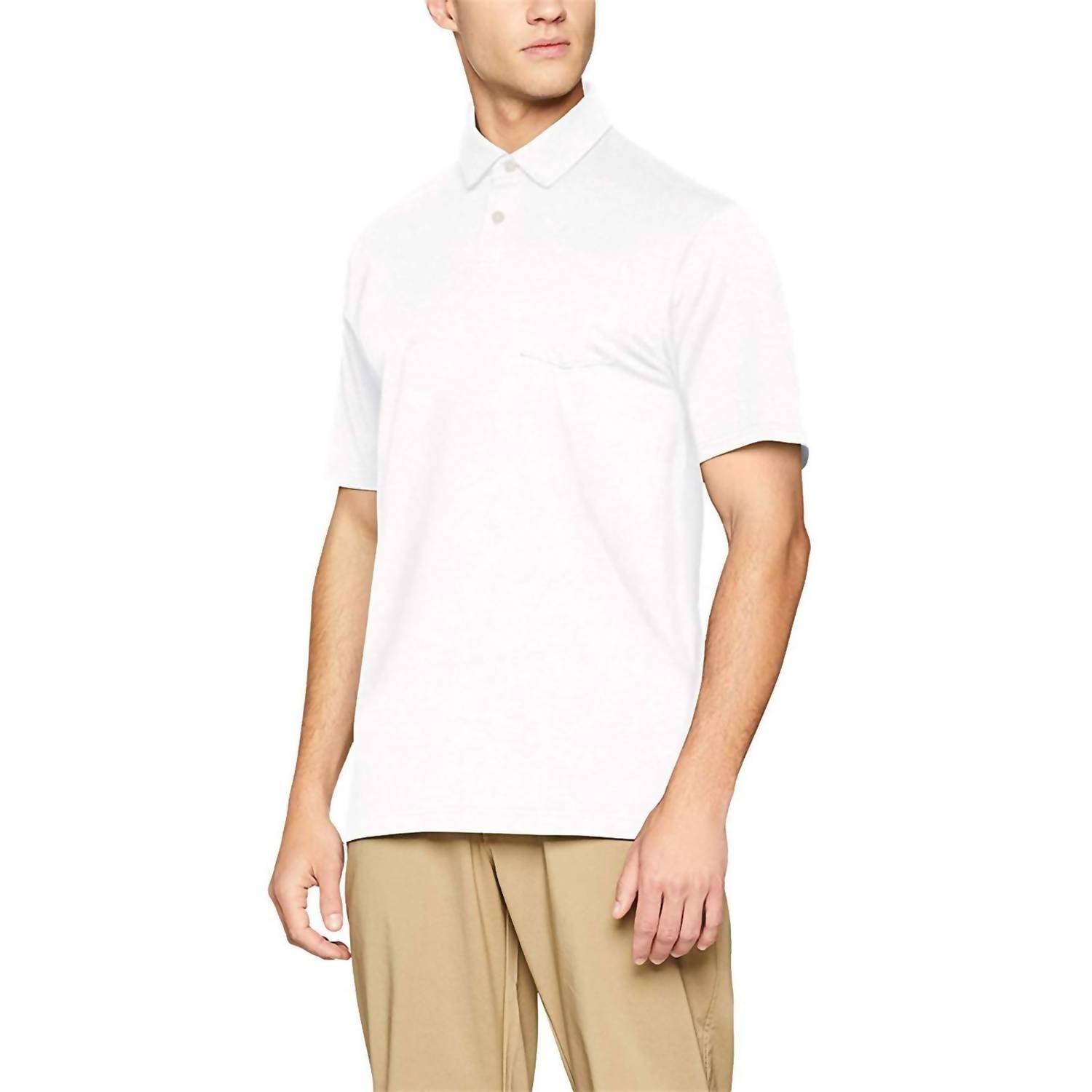 Polo de algodón color blanco
